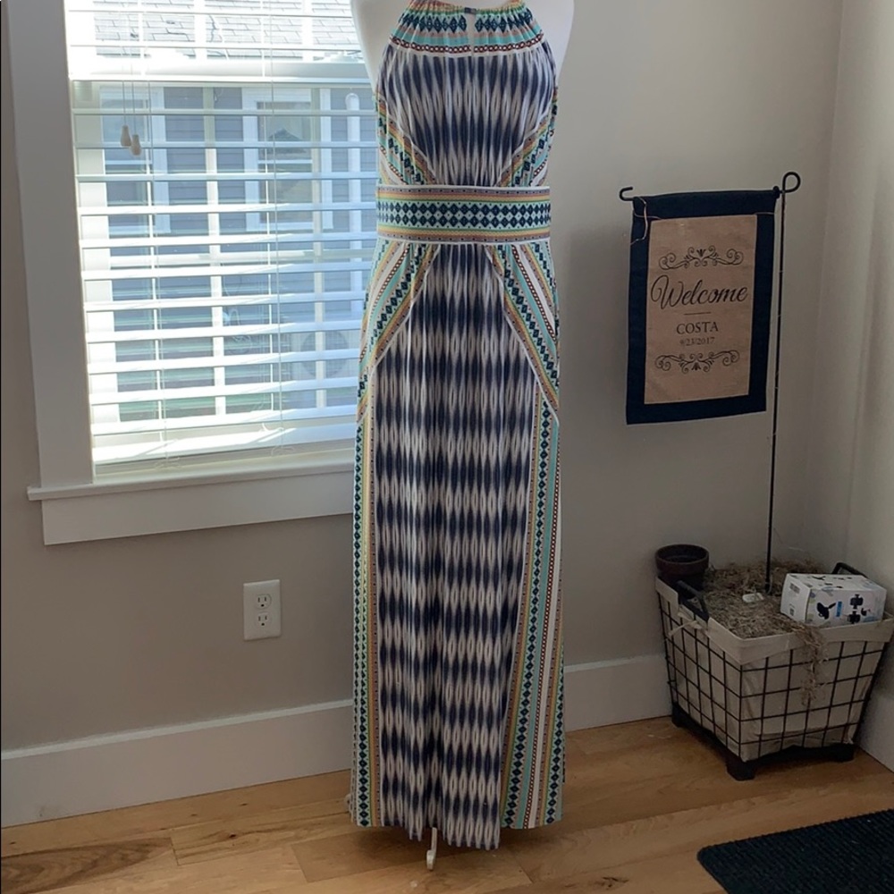Maxi halter dress.  NWOT SIZE 14